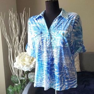 Cathy Daniel's blouse.